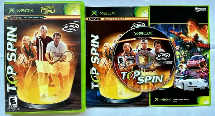 Top Spin - Xbox - Jogo de Tênis para Xbox clássico 