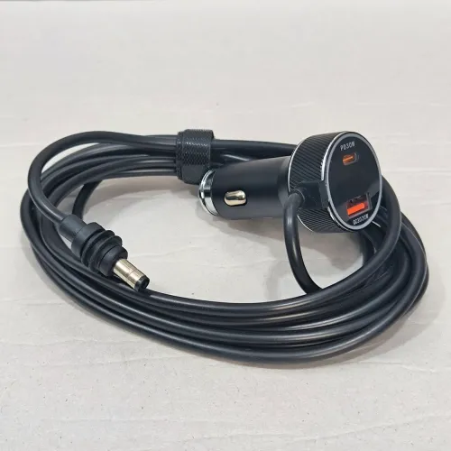 Carregador para starlink mini automotivo 12V/24V com USB/PD turbo