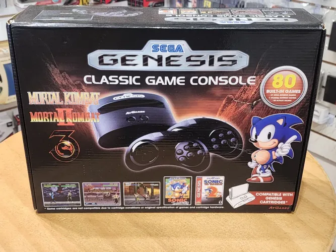 Sega Genesis collection com 80 jogos no pix por 600 reais