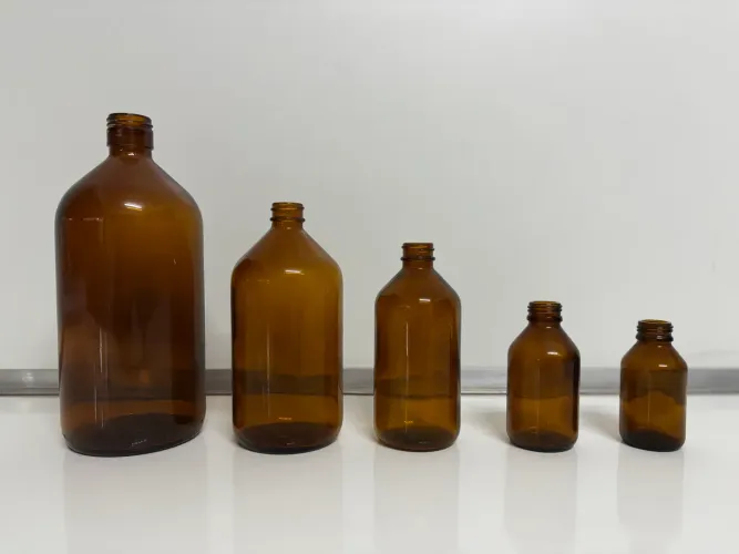 Frasco Vidro Âmbar - 60 / 100 / 200 / 500 / 1000 ML