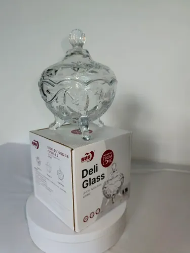 Bomboniere de Vidro Cristal Deli Glass