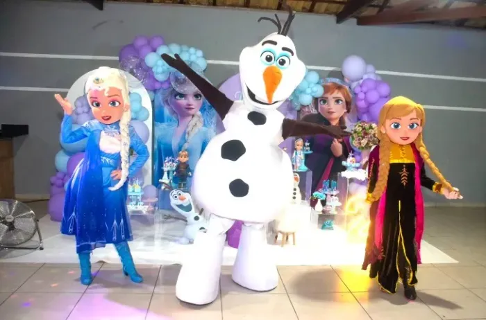 Frozen Personagens vivos festa infantil