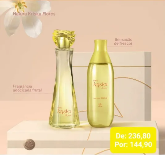 Kit Presente Natura Kriska Flores