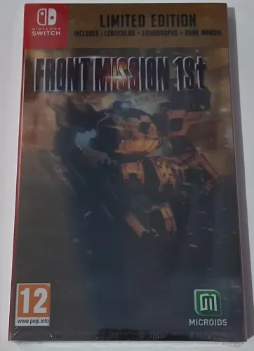 Jogo Front Mission 1ST Limited Edition Europeu Original Lacrado para Nintendo Switch