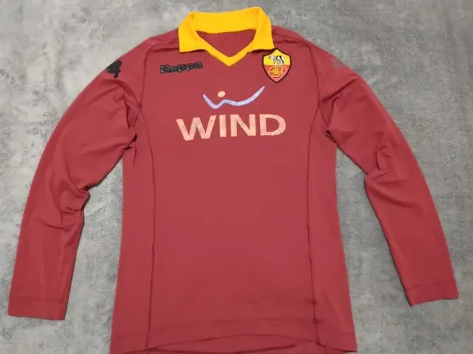 Camisa Oficial Roma Kappa 2012-2013, manga longa, tamanho M (48x75cm).