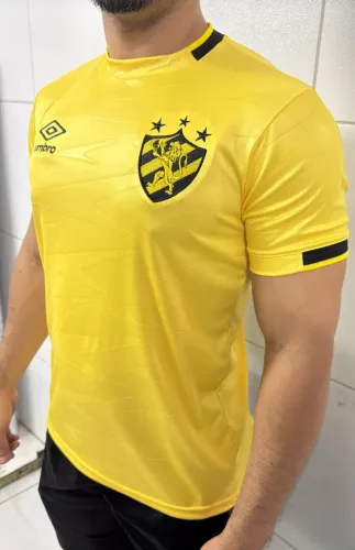 Camisa do sport amarela 3D (P, M e G)