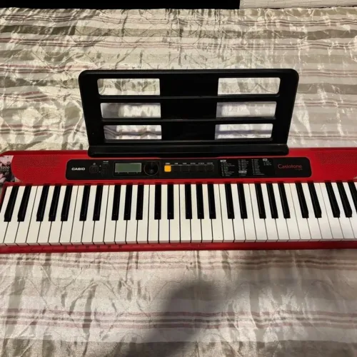  Teclado Musical Casio tone Ct-S200Rdc2-Br Vermelho 