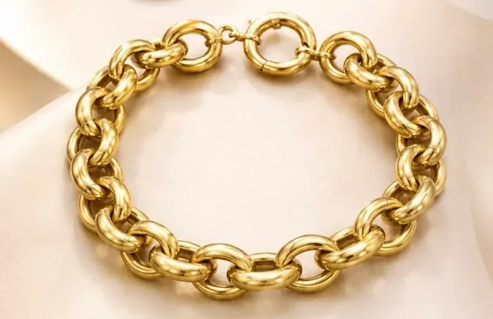 Pulseira Elo Português em Ouro 18k 750
