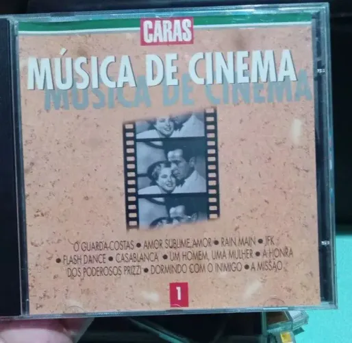 CD original "música de cinema" trilhas sonoras de filmes