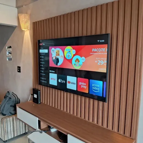 Televisão 65 polegadas + painel