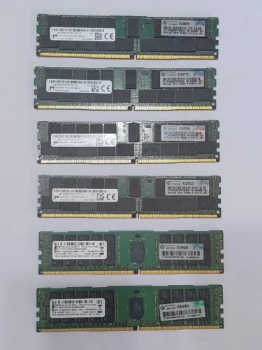 Memória RAM Micron/Smart/HP DDR4 32GB 2400MHz ECC RDIMM Servidores