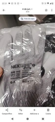 Luva Anticorte NEXSAFE ALPHA1 CA 31519