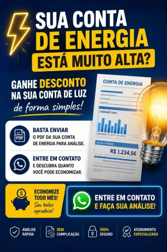 Está precisando de um desconto na conta de energia ?