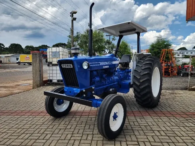 Trator Agrícola Ford 6600 4x2 (Simples), Ano 1978, Único Dono, Pintura Nova.