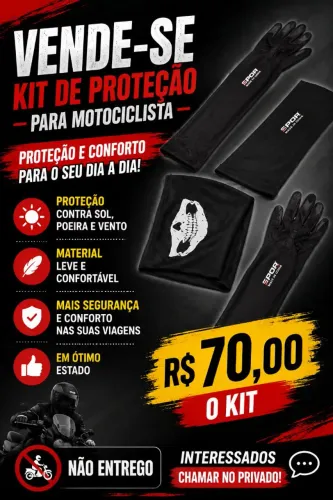 Kit motoqueiro 
