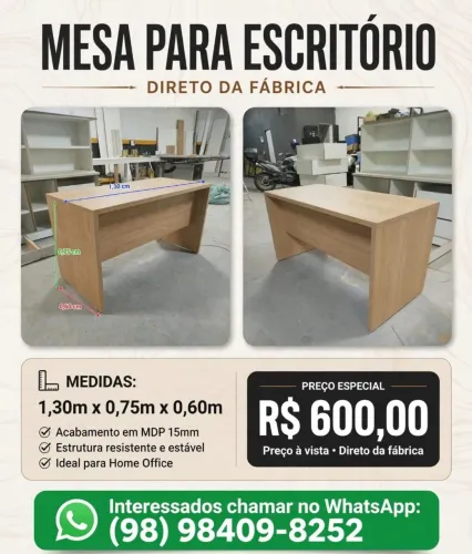 Mesa para escritório