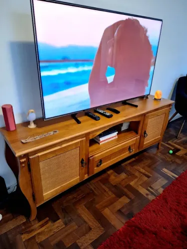 Rack televisão rustica colonial