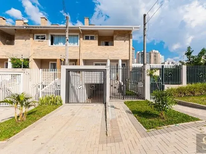 Locação de sobrado bairro bigorrilho com três quartos (1 suite), sobrado com três pis