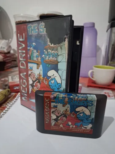 The Smurfs Mega Drive original Tec Toy