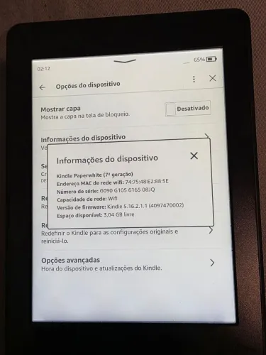 Kindle Paperwhite 7ª geração
