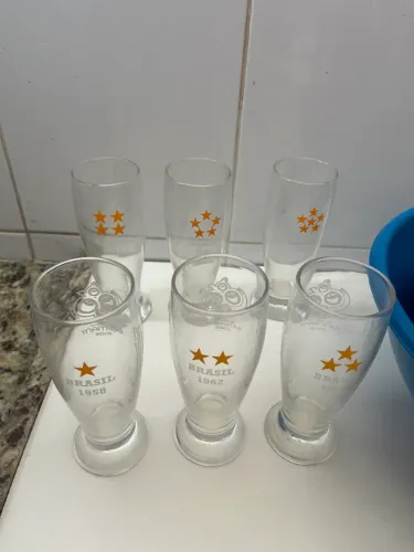 copos de vidro da copa do mundo brasil