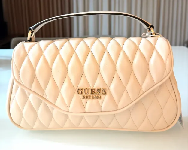 Bolsa Guess Valla Top Handle Original Marfim - Nova com Etiqueta