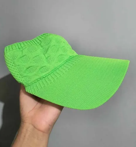 Viseira solar verde Neon