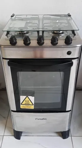 Fogão esmaltec inox funcionando perfeito, faço entrega 