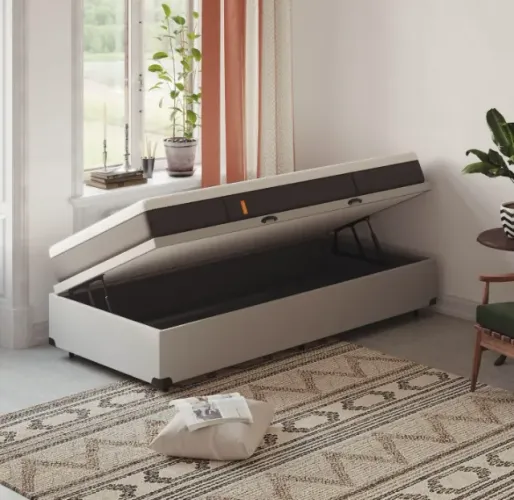 Cama Baú Solteiro Emma (88x188x41cm)