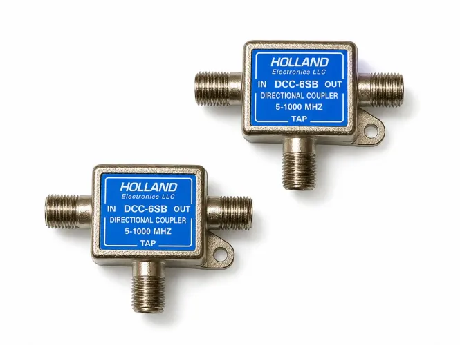 Divisor De Sinal Tap Holland Dcg-6sb - 5-1000 Mhz Original (kit 2 un)