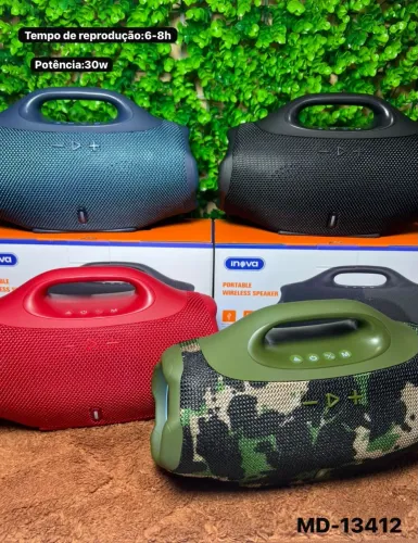 Caixa de som Bluetooth bombox.