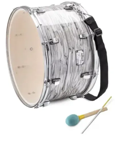 KIT Zabumba Odery In Rock 16 X 10 Lunar Tiger COM MACETA E BACALHAU + CORREIA DE BRINDE