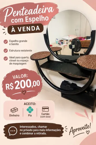 Penteadeira com Espelho