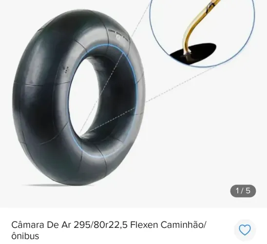 Camara de ar de caminhao