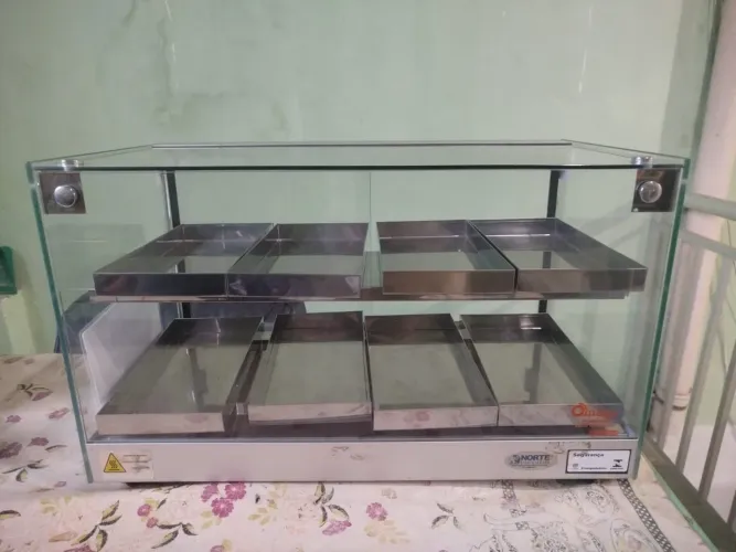 Estufa de salgado 8 bandejas com led 