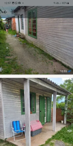 Vendo ou troco duas casas em um terreno 