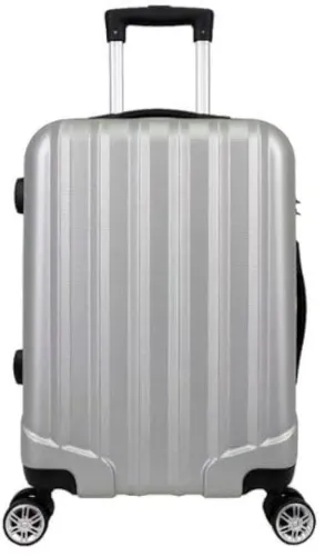 Mala de viagem GRANDE, cor cinza. Usada pouquíssimas vezes. 