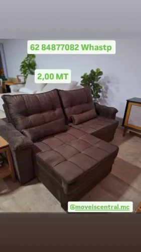 Sofá Retrátil/Reclinável 2,00 MT
