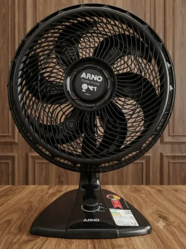 Ventilador arno turbo force 40cm Preto 