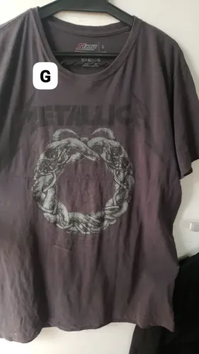 Camiseta Metallica Snake Ring - TAM. G<br>3 Avaliações<br>Produto Oficial