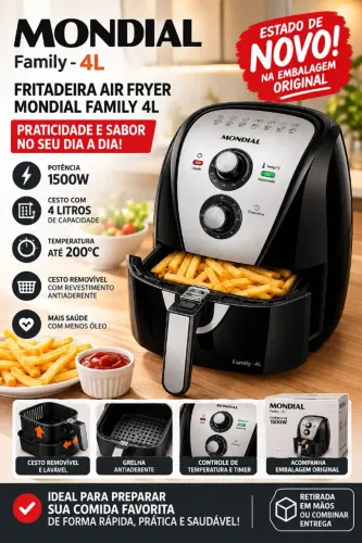 Air Fryer - Estado de nova!!!