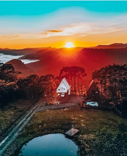 Pousada no morro da igreja (pedra furada ) Urubici SC