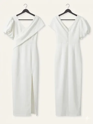 Vestido para casamento civil branco