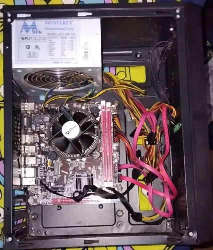 KIT PLACA MÃE PROCESSADOR E COOLER