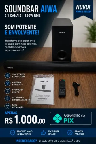 Sondbar AIWA 2 canais 
