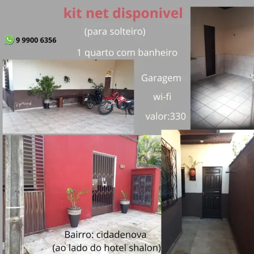 Kit net para solteiro no cidade nova