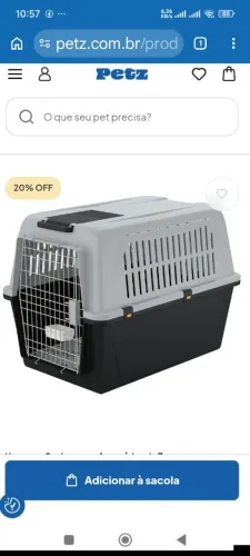 Vendo Casa de transporte para cachorro de grande porte