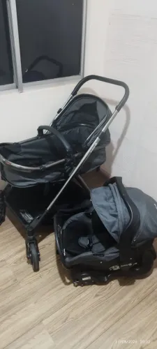  Carrinho de Bebê Travel System Safety 1st Discover Trio com Isofix