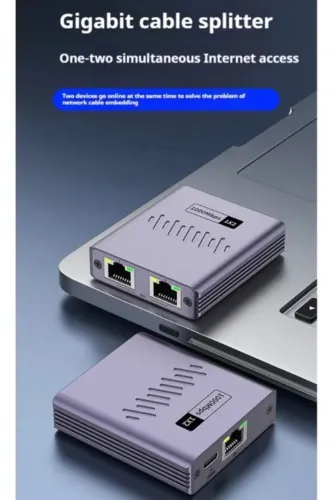 Switches De Rede Rj45 Com Divisor Gigabit Ethernet De 2 Port