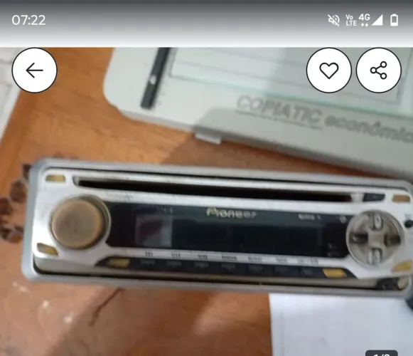 Toca cd Pioneer 